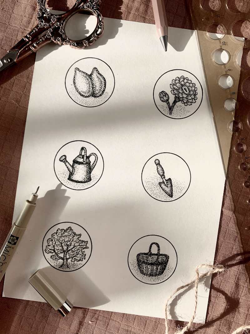Cover image for VINTAGE GARDENING ICONS