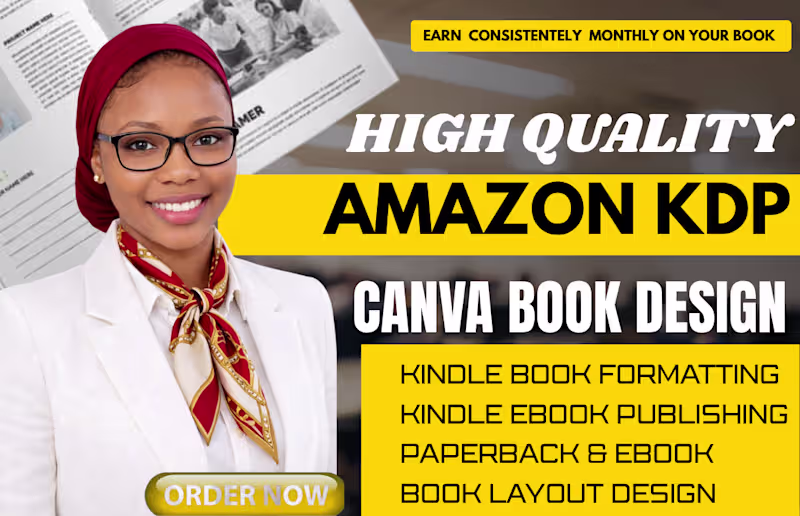 Cover image for Amazon KDP Book Formatting and Canva Design