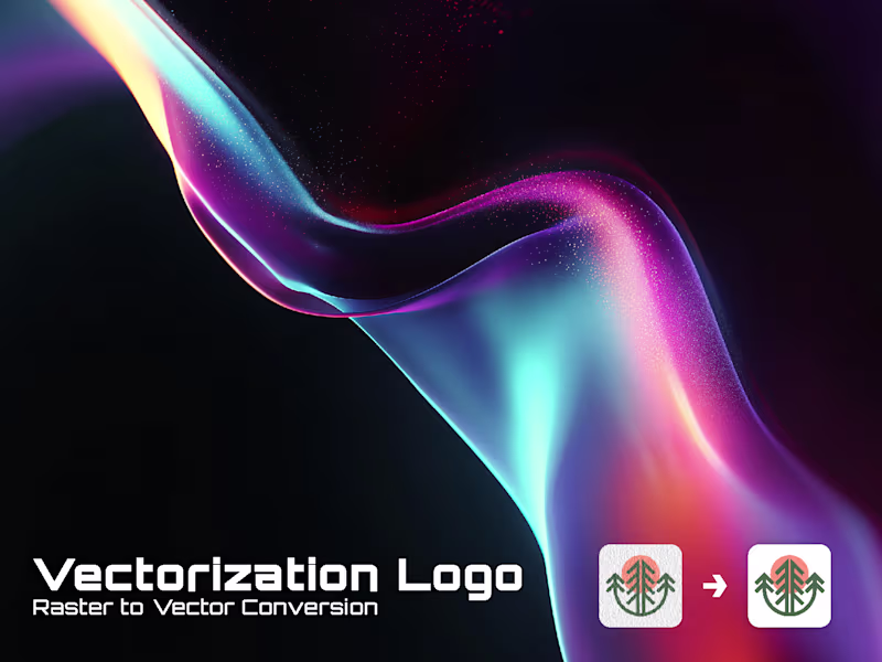 Cover image for Logo Design Vectorization | Manual Conversion Raster to Vector