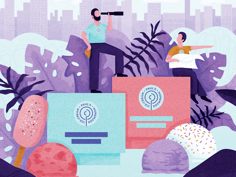 Cover image for Paul’s Homemade Ice Cream Mural | tayladebeer.com