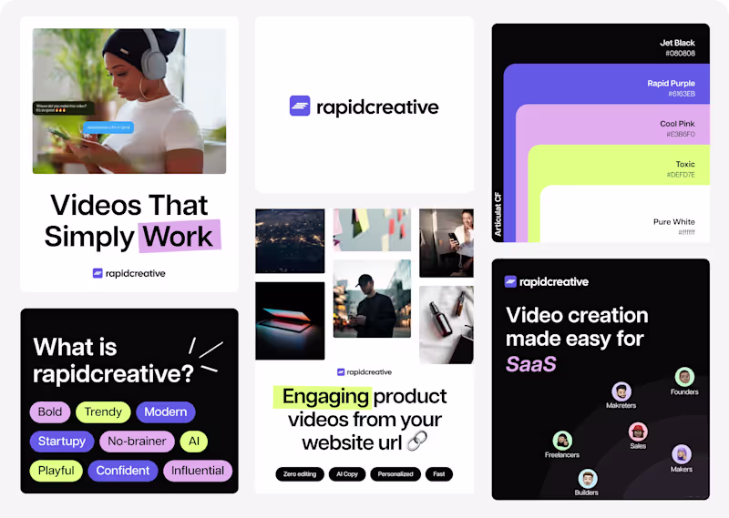 Cover image for Brand identity for rapidcreative.io