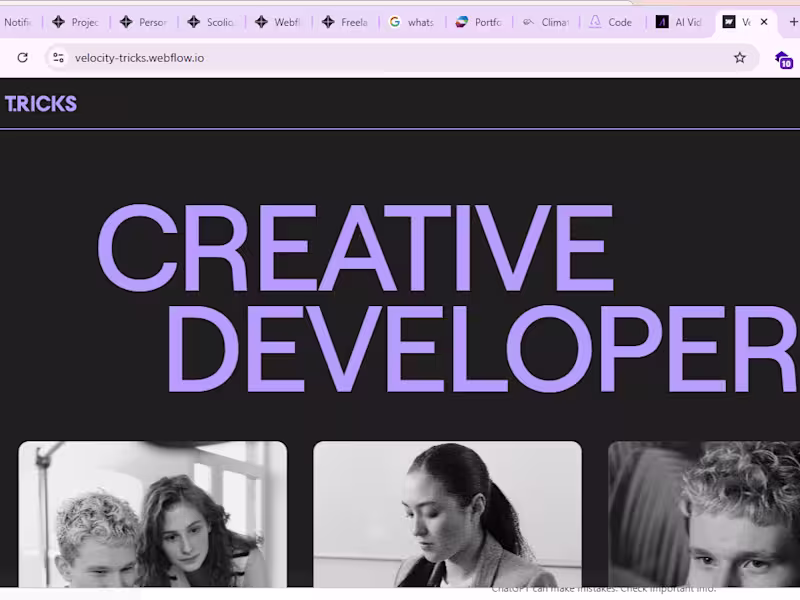 Cover image for Velocity Tricks