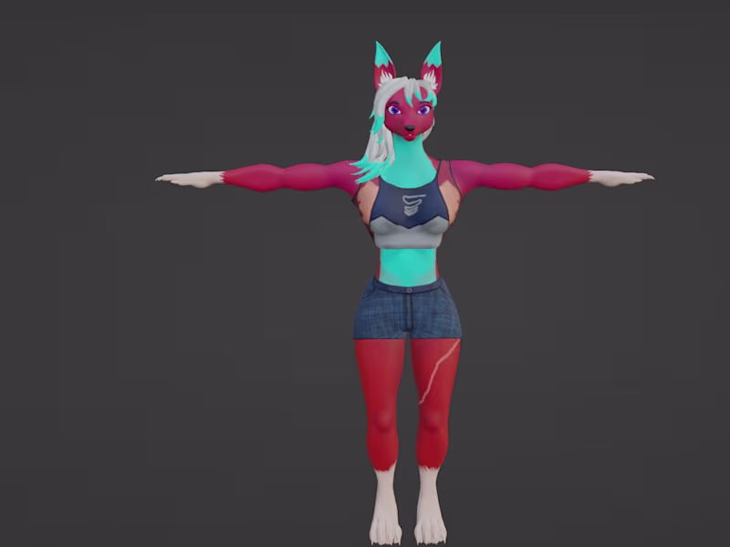 Cover image for 3d game character model 