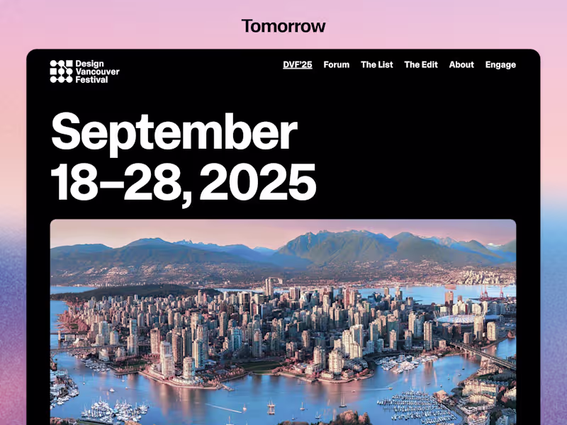 Cover image for Figma to Framer - Design Vancouver Festival 2025