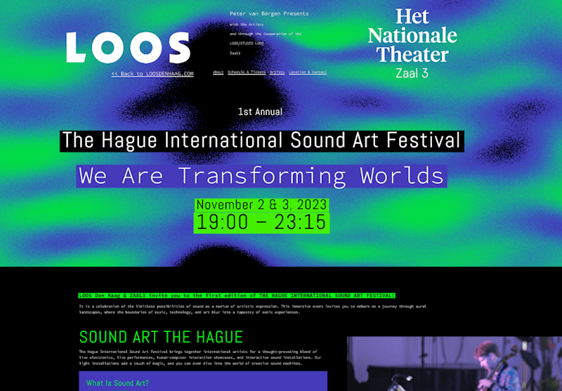 Cover image for Music Festival Landing Page