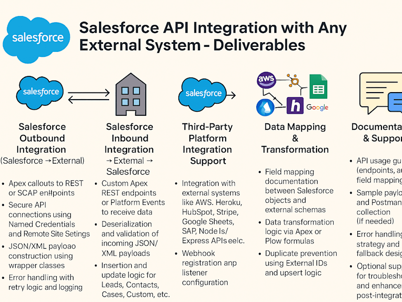 Cover image for Salesforce API Integrations with any External System