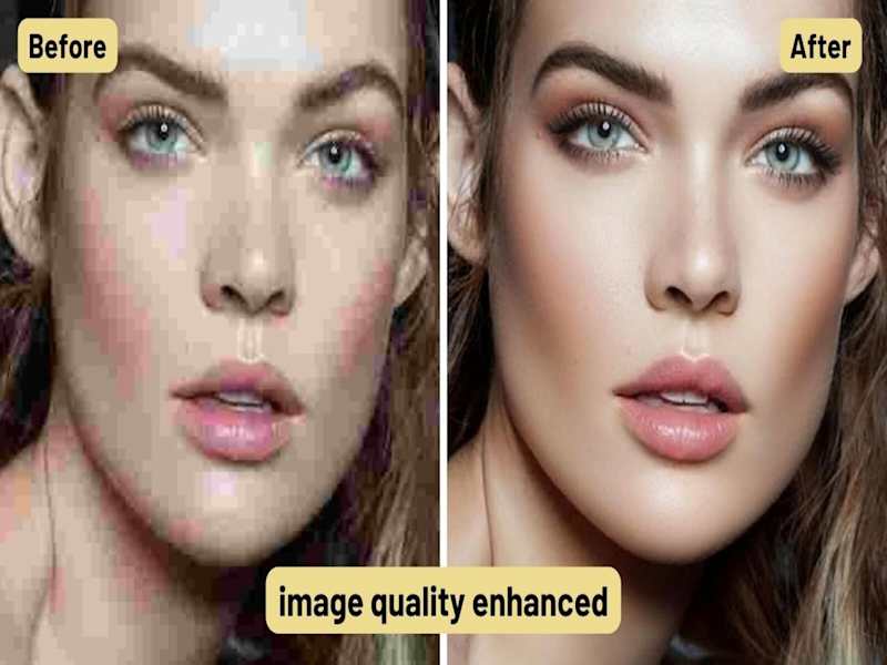 Cover image for enhance, sharpen, upscale, unblur and retouching