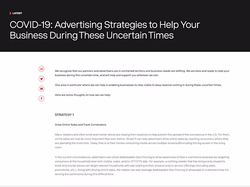 Cover image for Helping Company Weather Covid