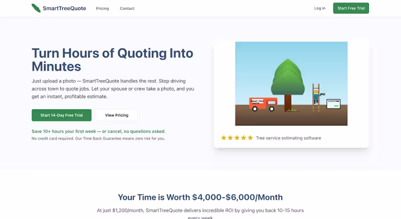 Cover image for SmartTreeQuote - AI-Powered by OpenAI for Smart Tree Estimate