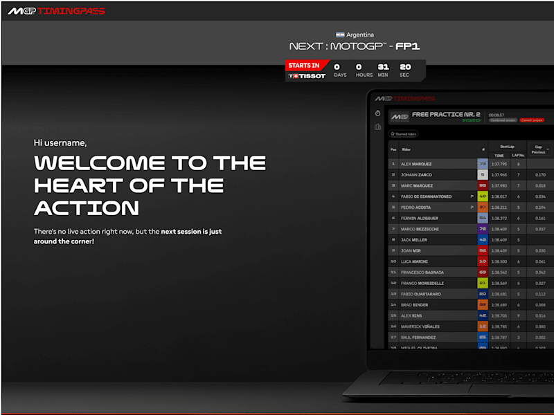 Cover image for MotoGP™ TimingPass