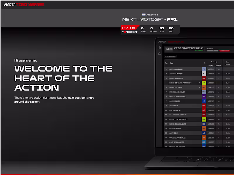 Cover image for MotoGP™ TimingPass