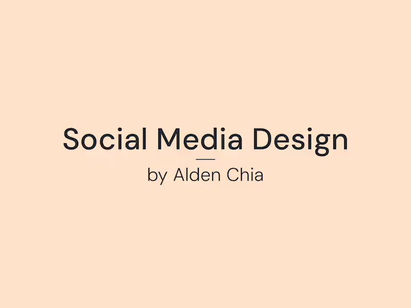 Cover image for Social Media Post Design for Brands & Campaigns