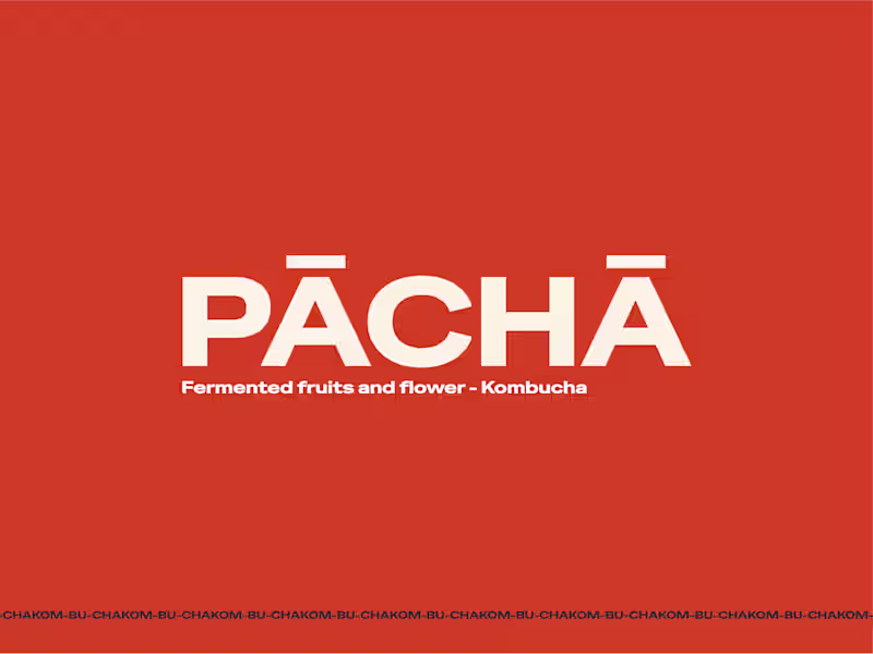 Cover image for PĀCHĀ – Kerala Rooted Kombucha Package Design
