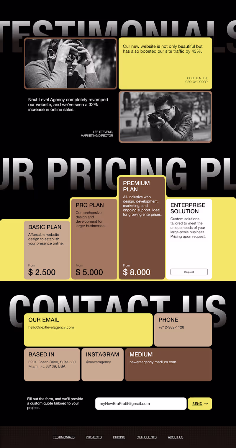 Cover image for Design agency page