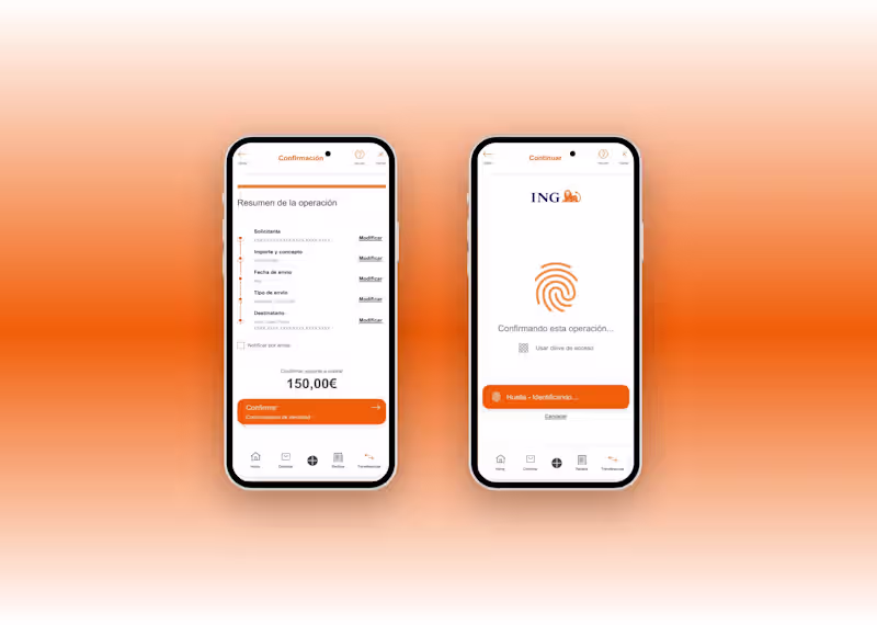 Cover image for Senior UX/UI Designer | Transfer Process ING Direct