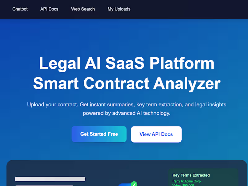 Cover image for Legal AI