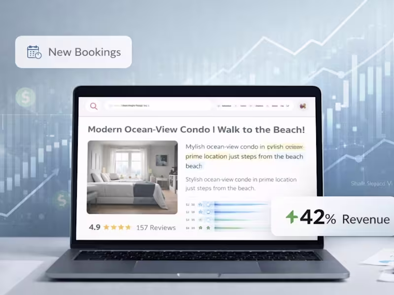 Cover image for Short-Term Rental Listing & Revenue Optimization