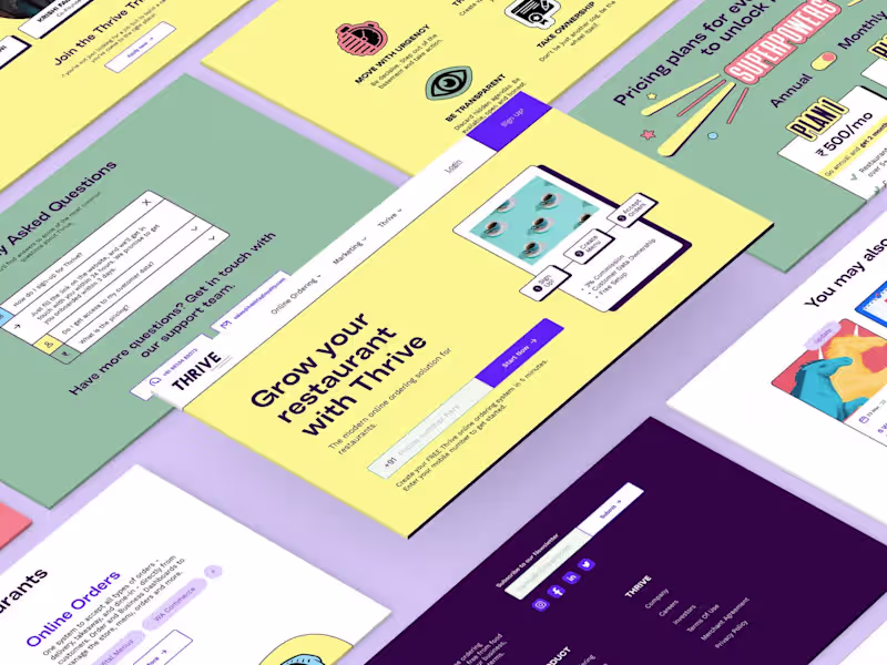 Cover image for Foodtech App Website