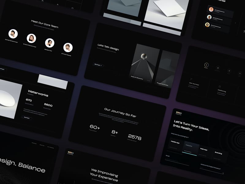 Cover image for A Luxury Design Agency Website