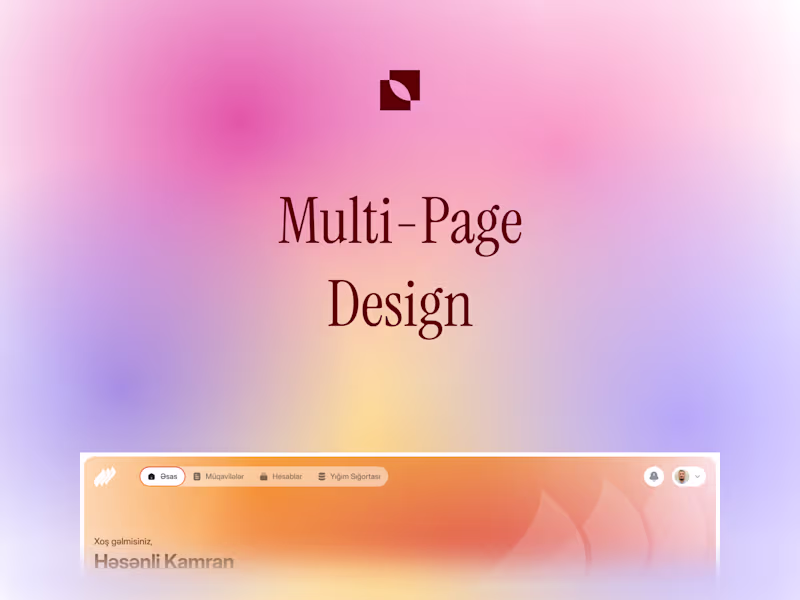 Cover image for Multi-Page Website Design