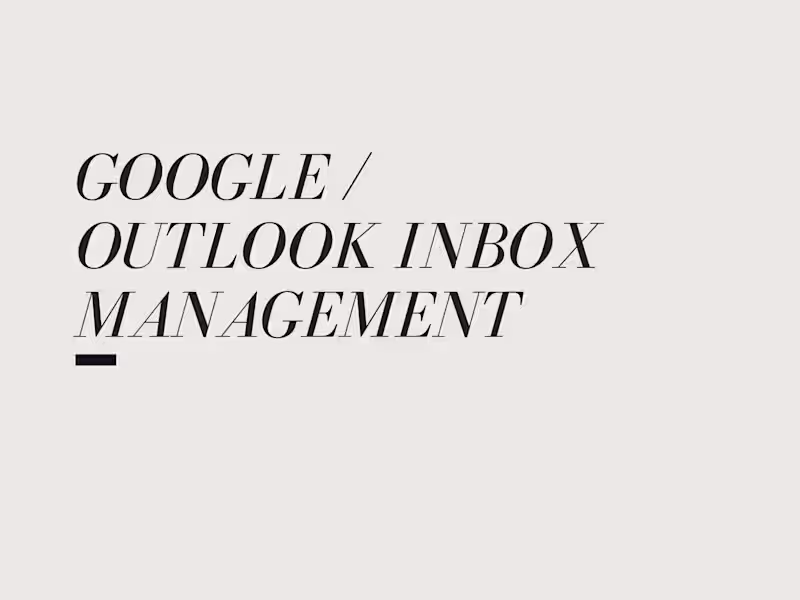 Cover image for Streamlining Executive Inbox Management