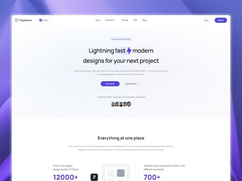 Cover image for Pagedone Design System & Platform
