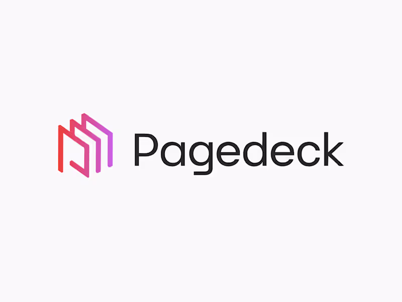 Cover image for Pagedeck.com — Full Brand and Website Redesign