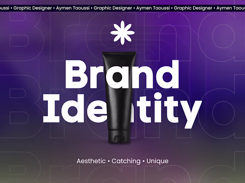 Cover image for Brand identity design, with Brand Strategy Guide