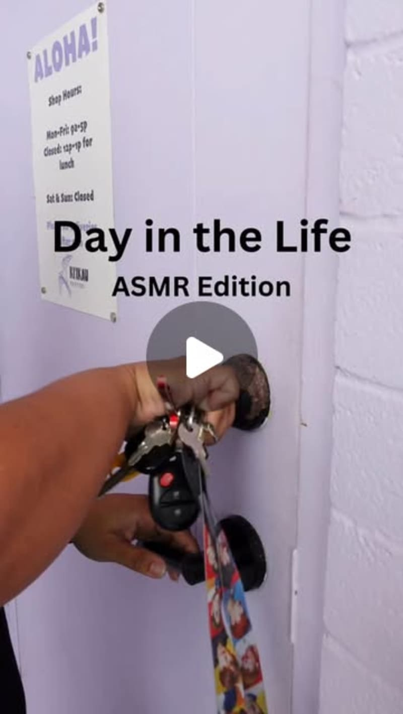 Cover image for ASMR Day in the Life – Kiʻikau Printers (Instagram Reel)