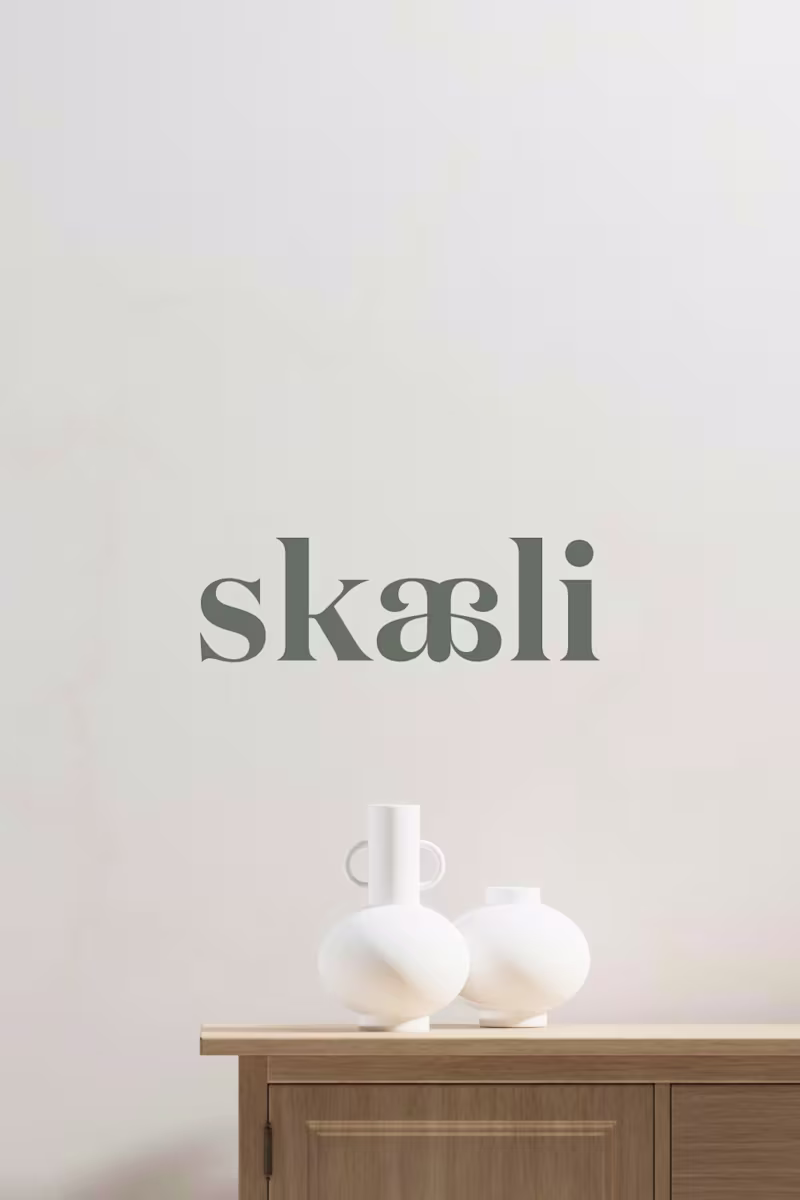 Cover image for SKAALI – Brand Identity for Interior Architecture