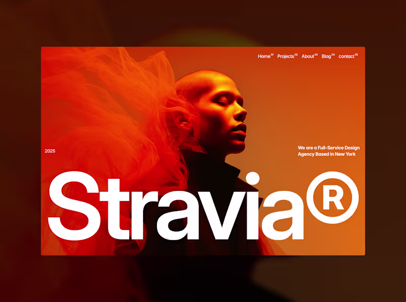 Cover image for Stravia agency framer template