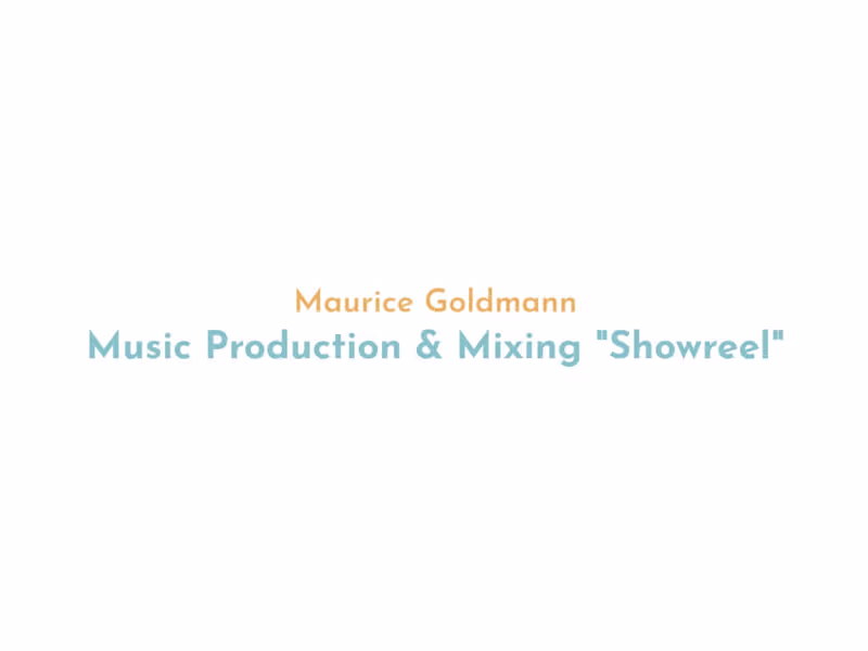 Cover image for Music Production & Mixing "Showreel"