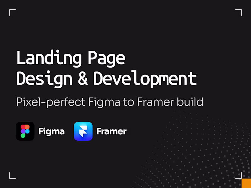 Cover image for Figma Design & Framer Development
