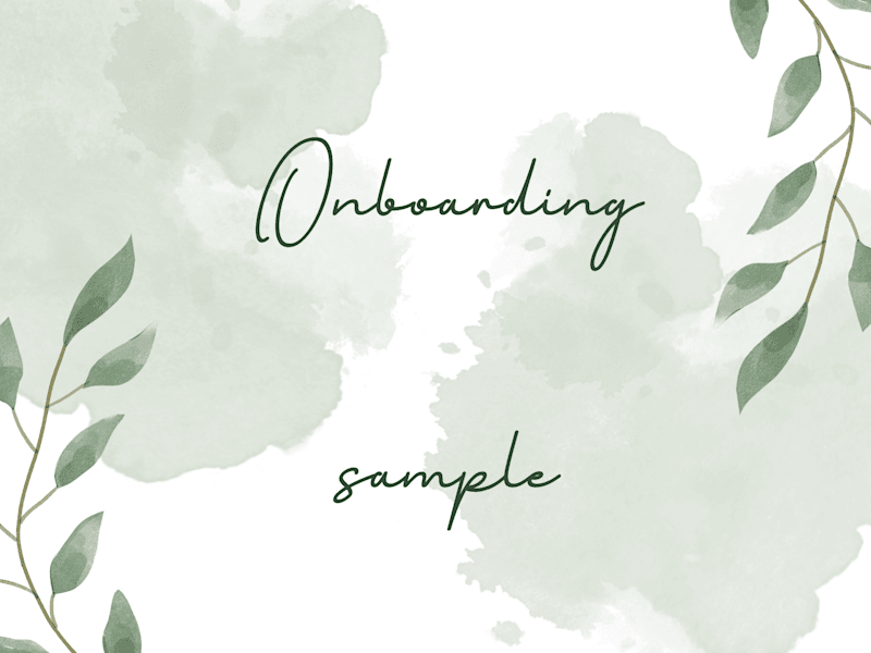 Cover image for Onboarding email 