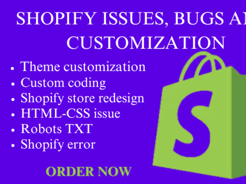 Cover image for Custom Shopify Website | Design, Optimization & Growth 