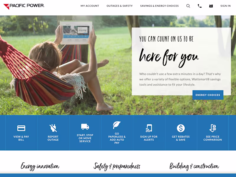 Cover image for Pacific Power