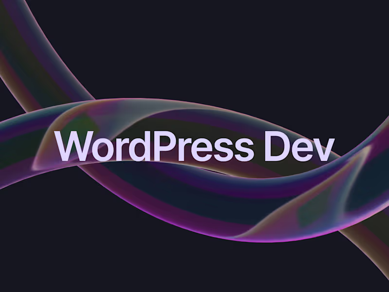 Cover image for WordPress Developer