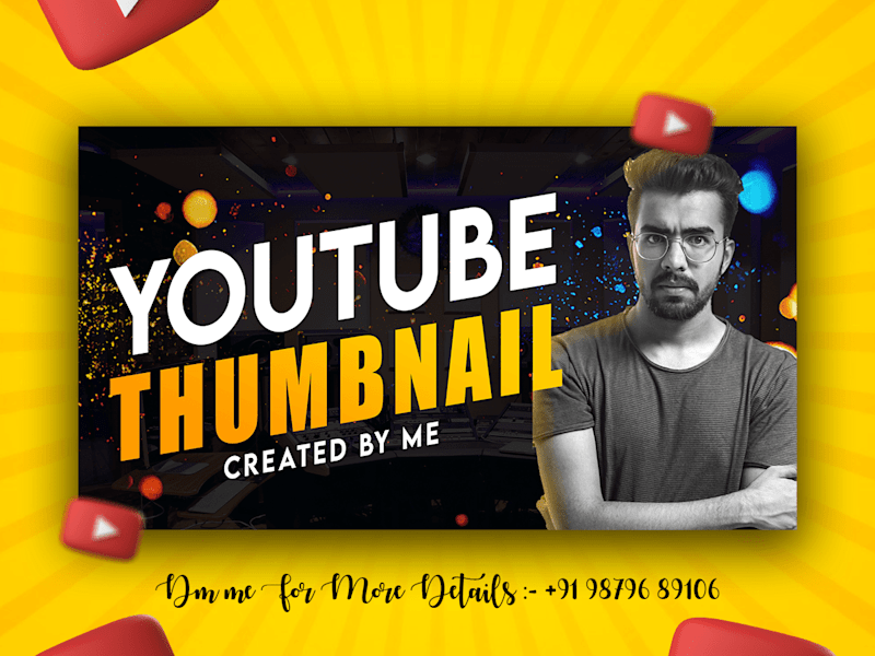 Cover image for Eye-Catching YouTube Thumbnails Design Service.