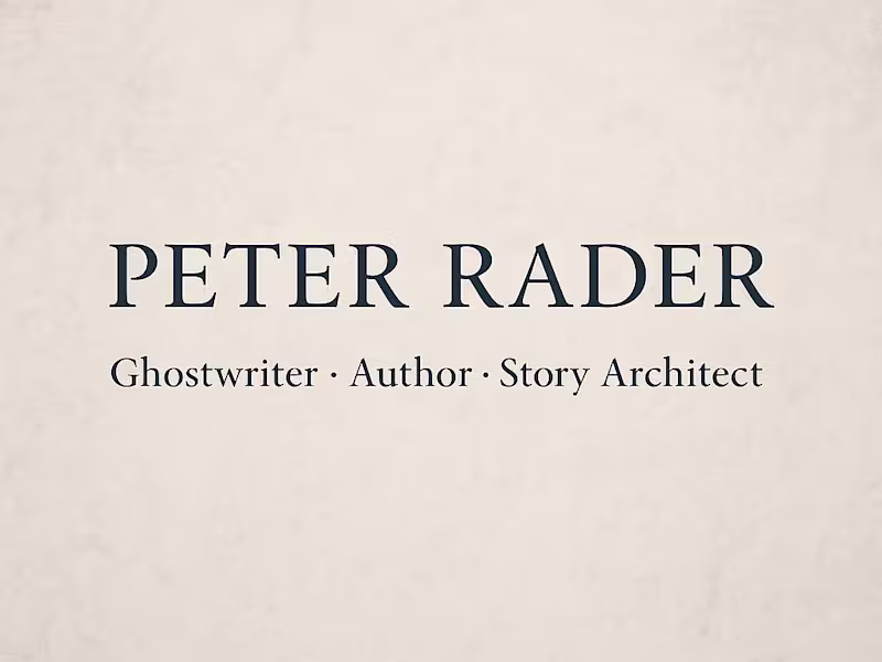 Cover image for Bestselling Ghostwriter, Screenwriter & Cinematic Author