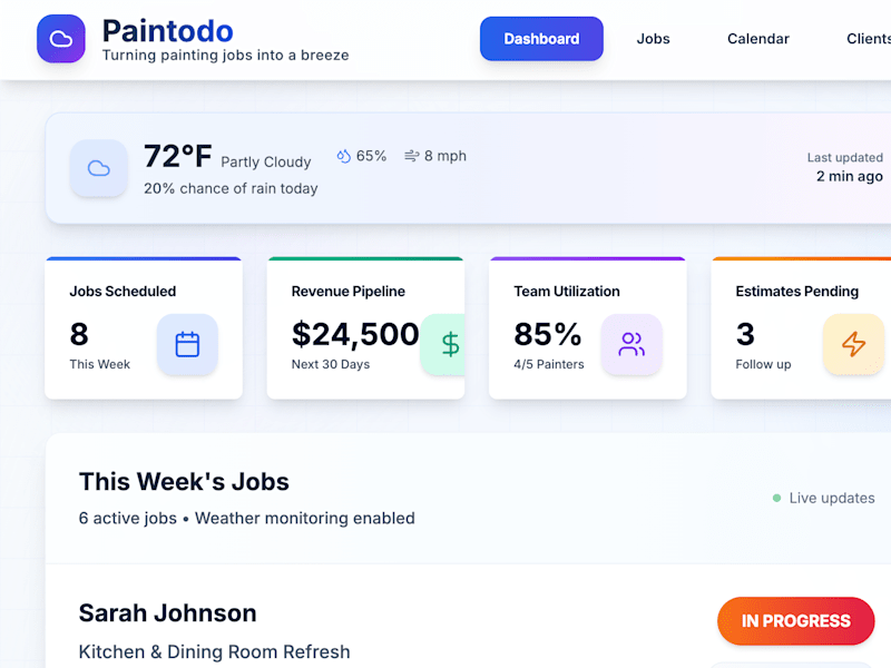 Cover image for PainTODO - Job Management Platform for Painting Contractors
