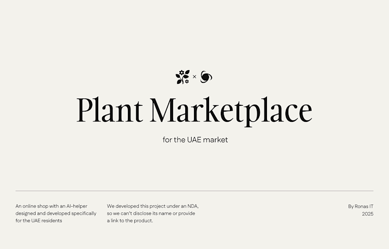 Cover image for AI Marketplace App Development for the UAE | Ronas IT