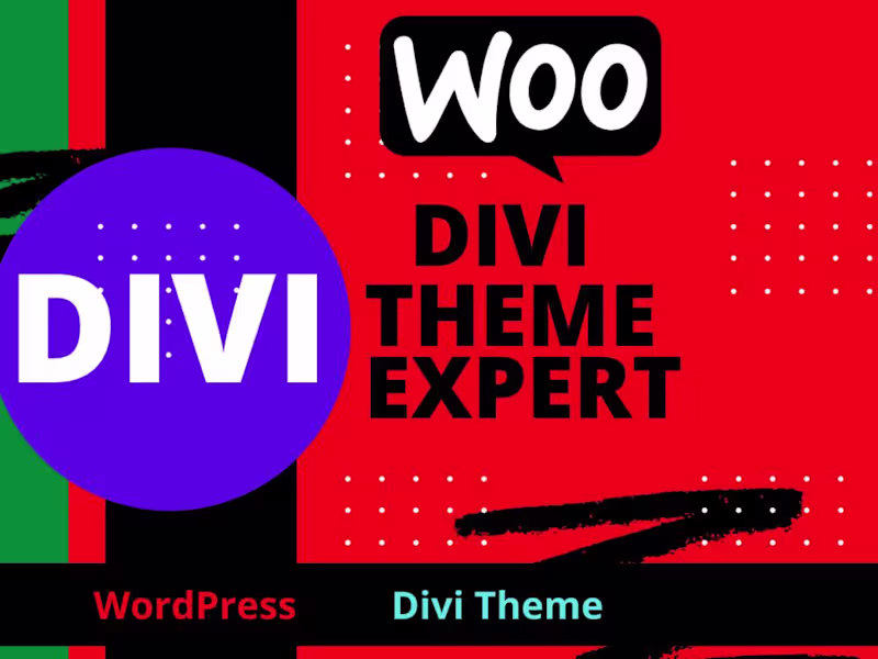 Cover image for Divi theme customization or WordPress Divi theme expert