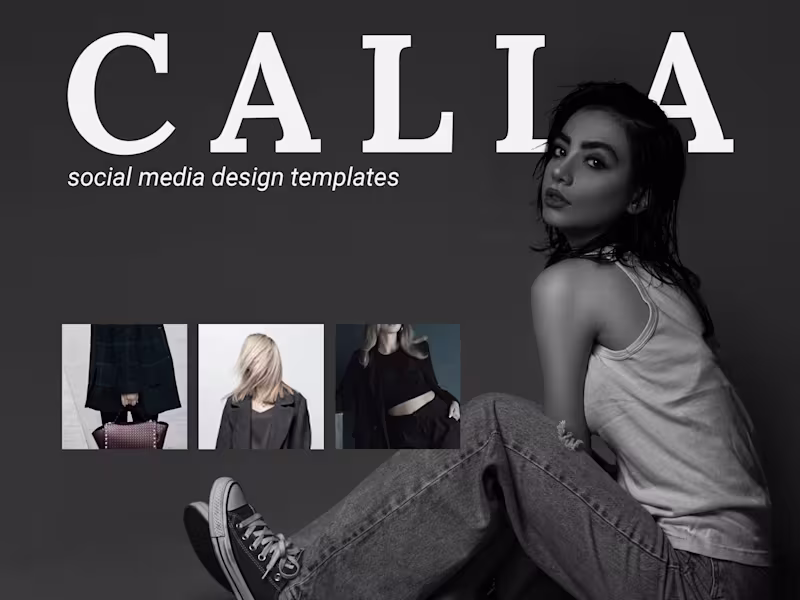 Cover image for CALLA | Instagram Social Media Kit For Edgy Fashion Brand