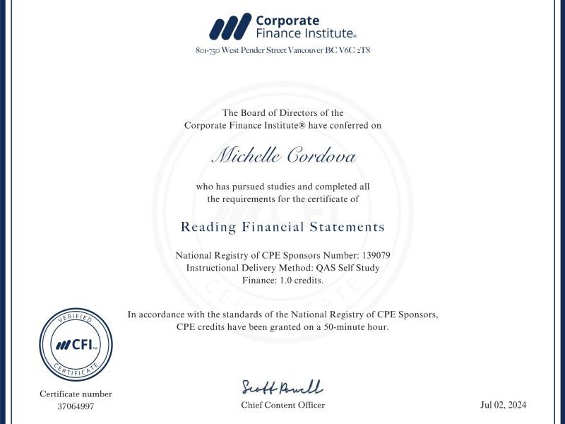 Cover image for Preparation and Reading Financial Statements