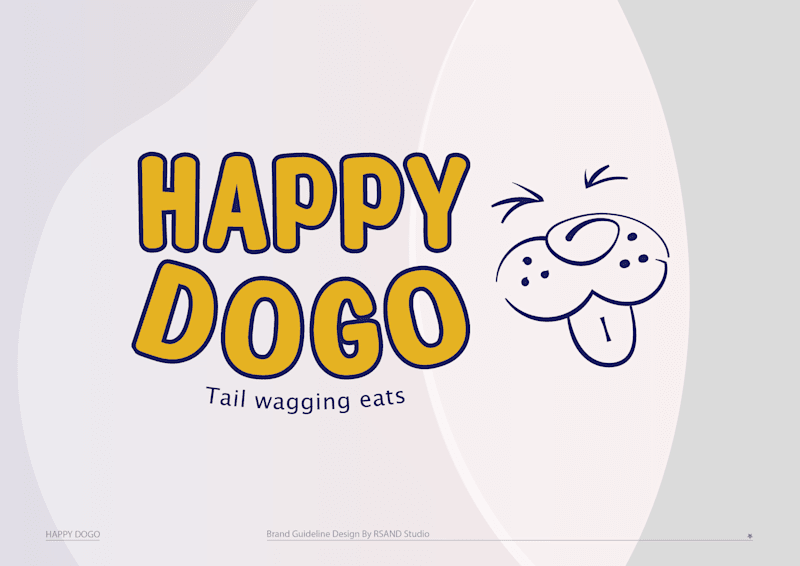 Cover image for Brand Guideline Design for Happy Dogo premium Pet foods