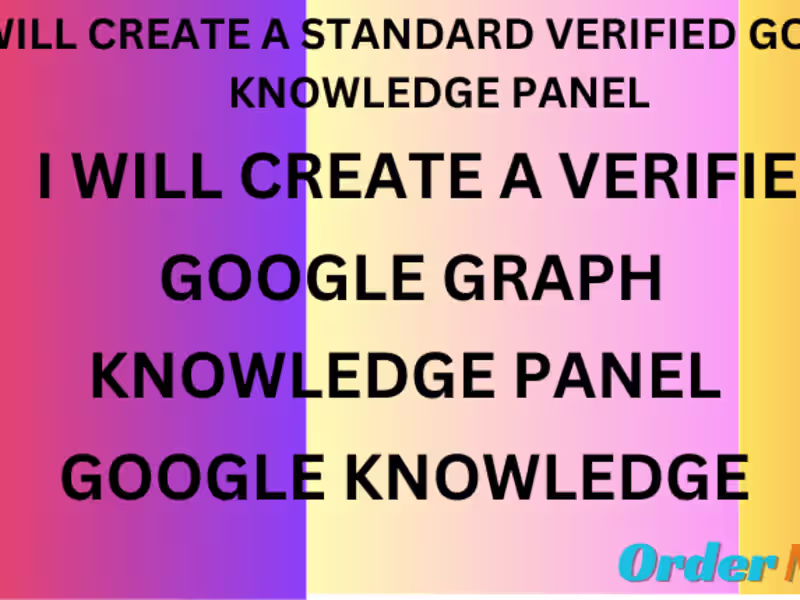 Cover image for I WILL CREATE OR EDIT GOOGLE KNOWLEDGE 