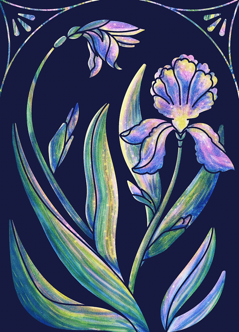 Cover image for Thank You Flowers - Irises