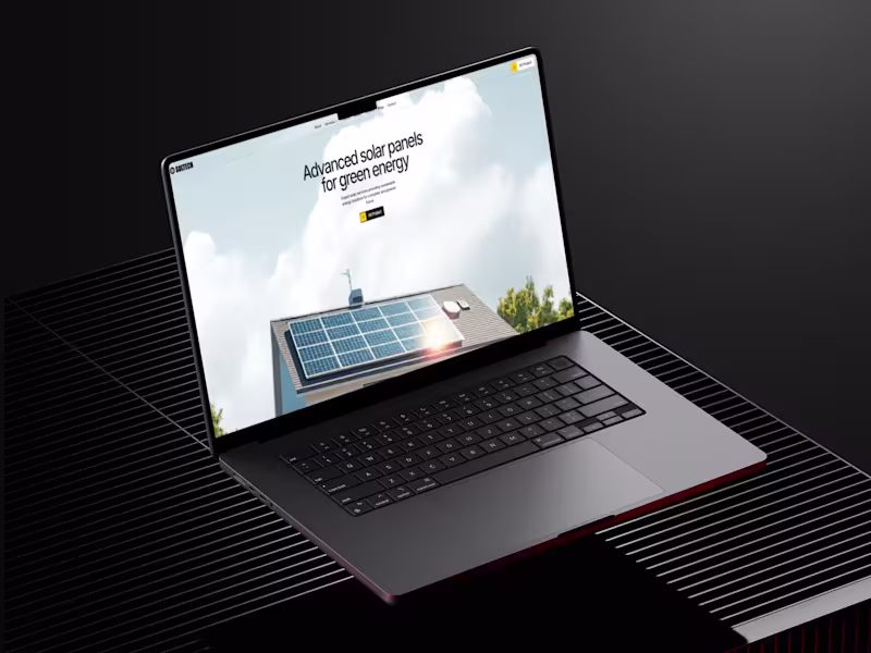 Cover image for SolTech | Smart Solar Plans design & Development in Framer 