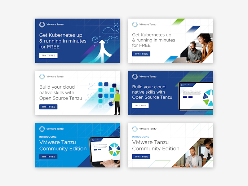 Cover image for VMware Tanzu B2B Ad Concepts