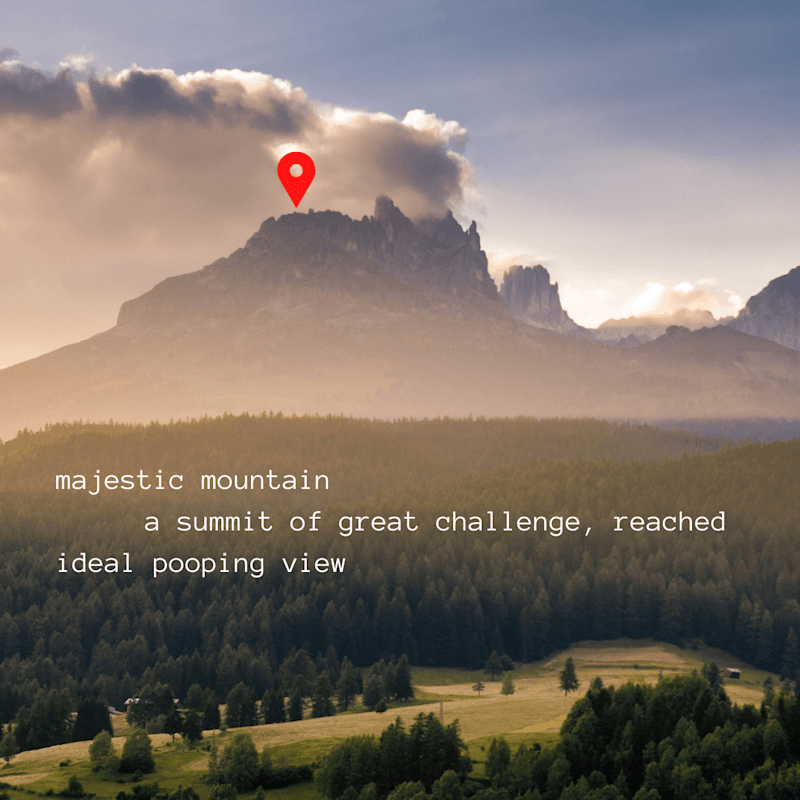 Cover image for Haiku written from prompt "Mountain"
